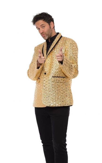 Partychimp - Wholesale Costume – Men's - Men Jacket Gold - Party Costume