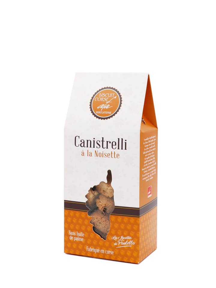 Canistrelli with hazelnut for wholesale by BISCUITERIE D'AFA