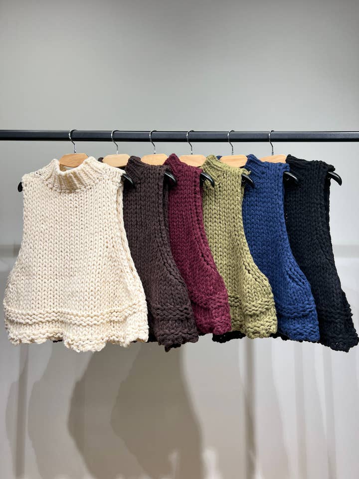Cable Knit Flared Wide Knit Cardigan for wholesale by L'Emotion