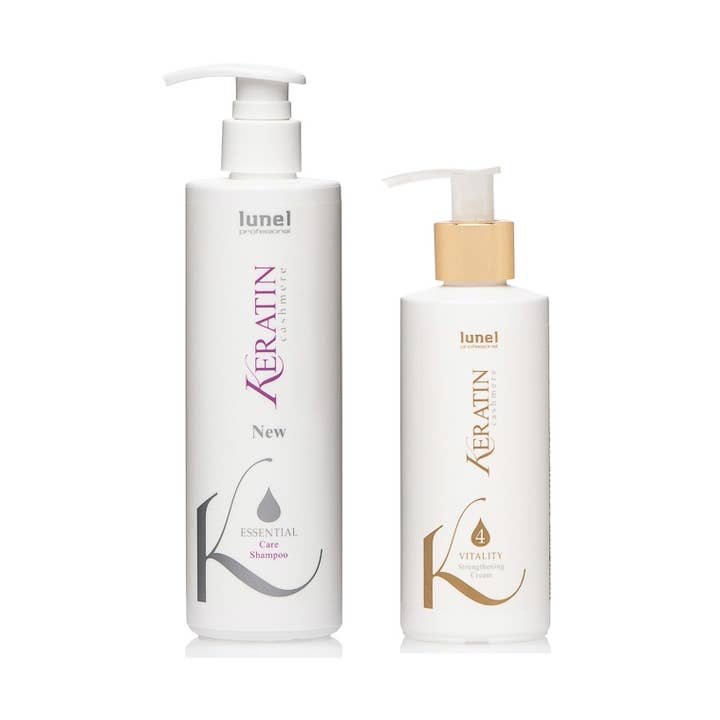 Shampoo lisciante+impacco rivitalizzante per la vendita all'ingrosso da parte di LUNEL COSMETICS