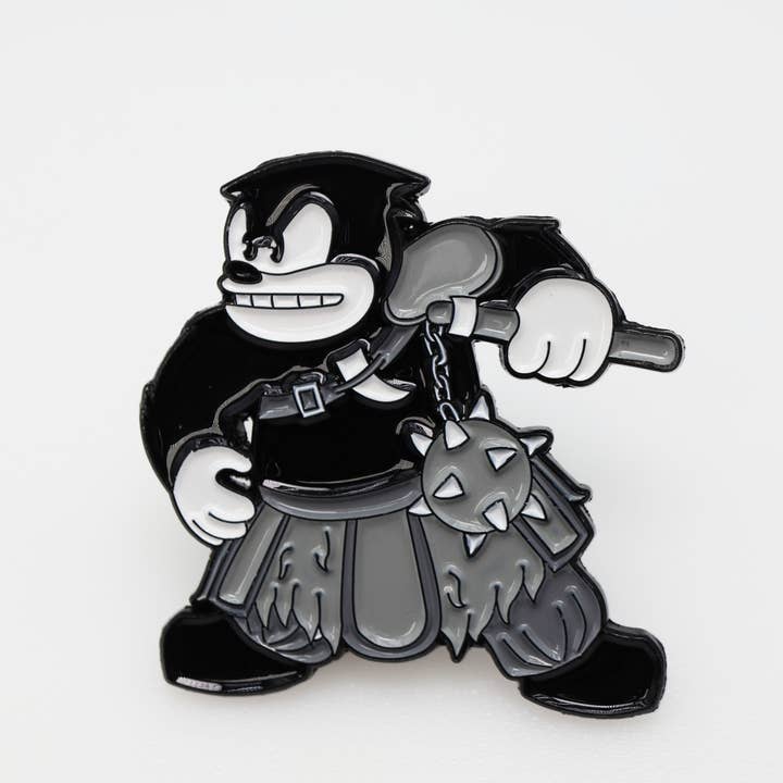 Foam Brain Games - Wholesale Lapel Pin/Button - Dice Boat Willie: Barbarian - Enamel Pin