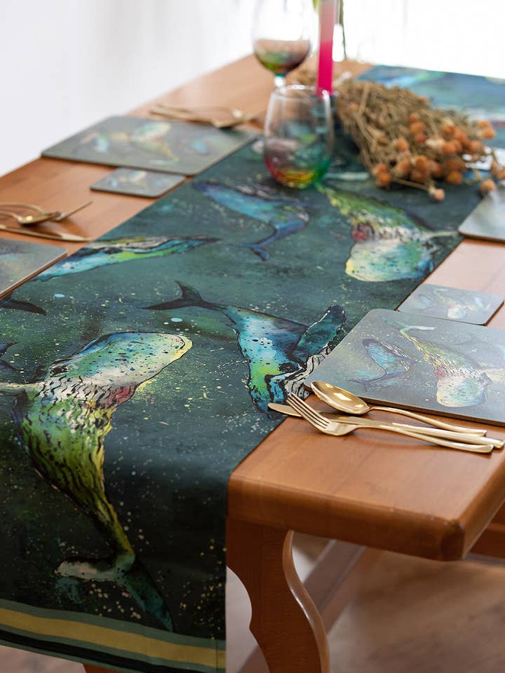 Tischläufer Whale für den Großhandel von Dollyhotdogs