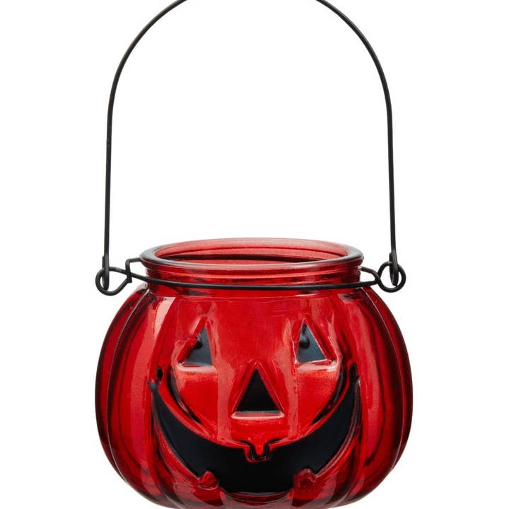 New Moon Beginnings - Wholesale Candle Holder - Jack O Lantern Pumpkin Tealight Candle Holder2