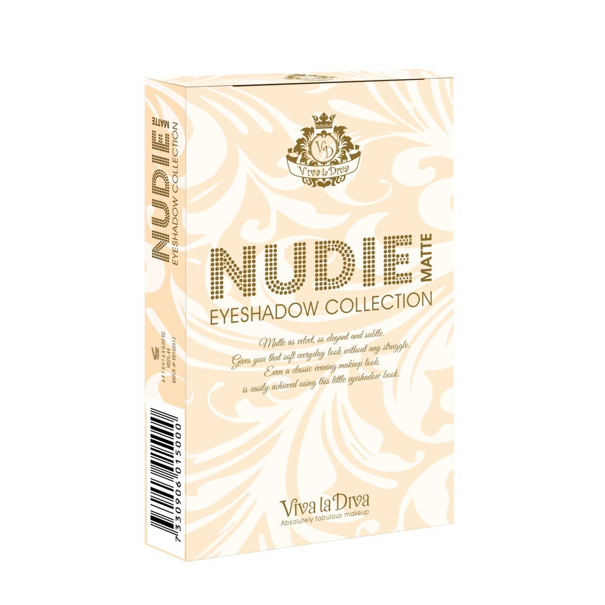 SDI-PARIS – wholesale Ögonskuggepalett – VIVA LA DIVA ögonskuggspalett Nudie Matte med 6 nyanser2