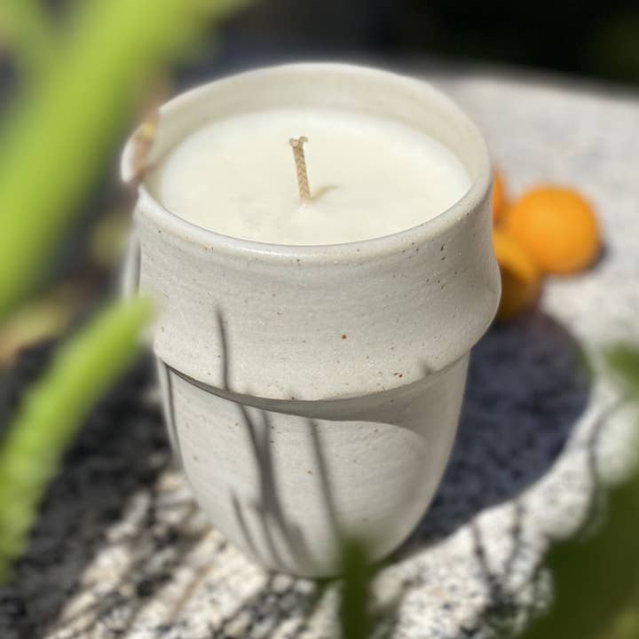 Geurkaars - mandarijnthee - beldi glass voor wholesale door lesbaronnes