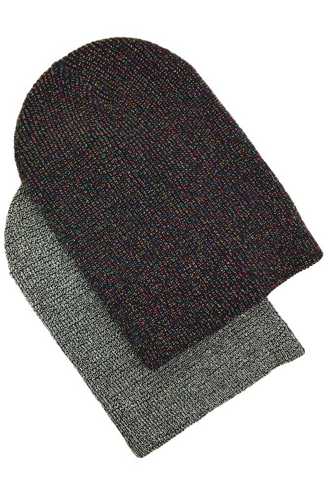 Olive & Pique - Vente Bonnet – unisexe - Bonnet unisexe en lurex métallisé1