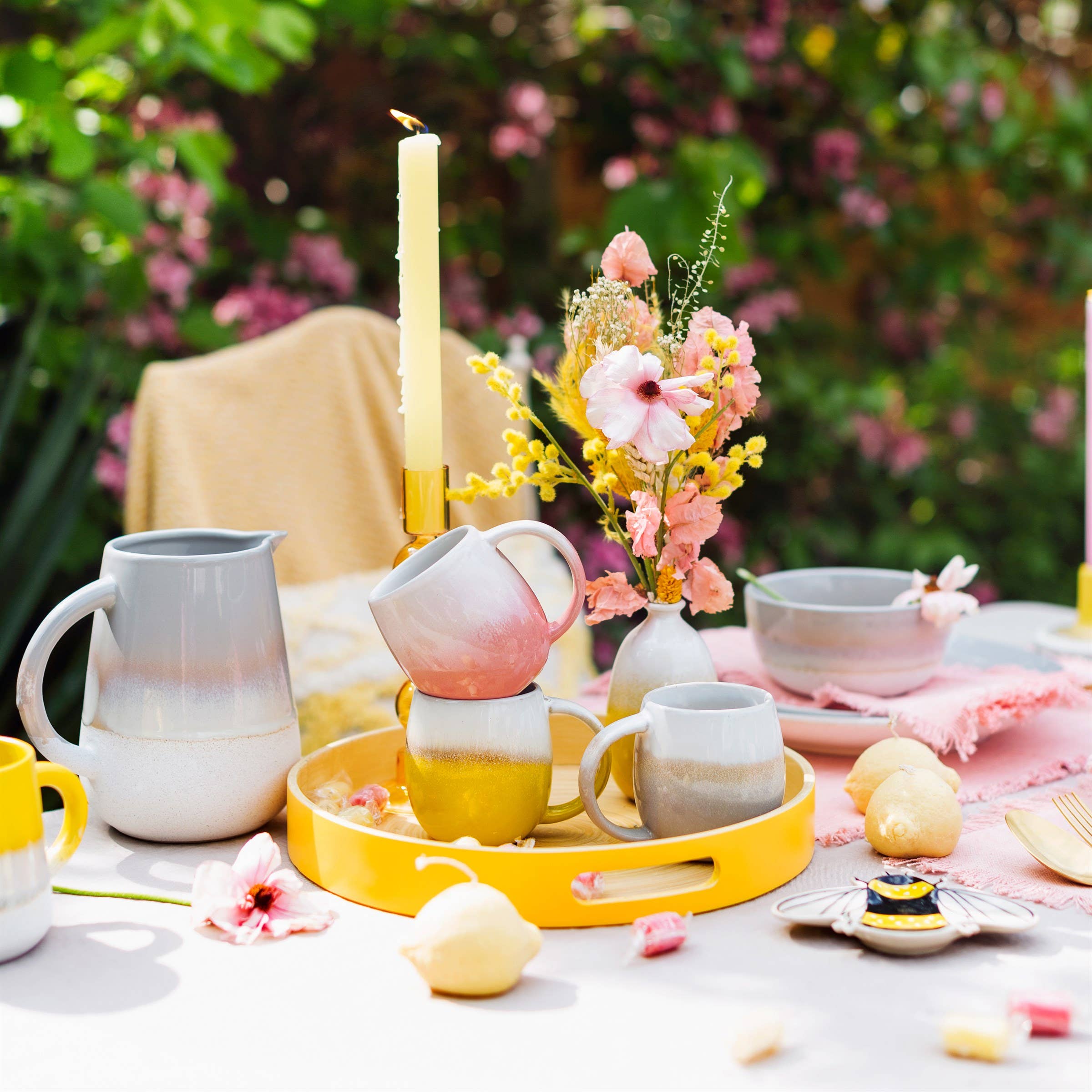 Sass & Belle Europe – wholesale Kaffekoppar – Doppglaserad Ombre grå mugg3