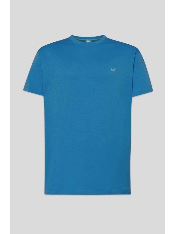 Custi Mikelo: Men's Clothing & Christmas Gifts - Wholesale T-Shirt - Men's - Medium Blue Basic T-Shirt2