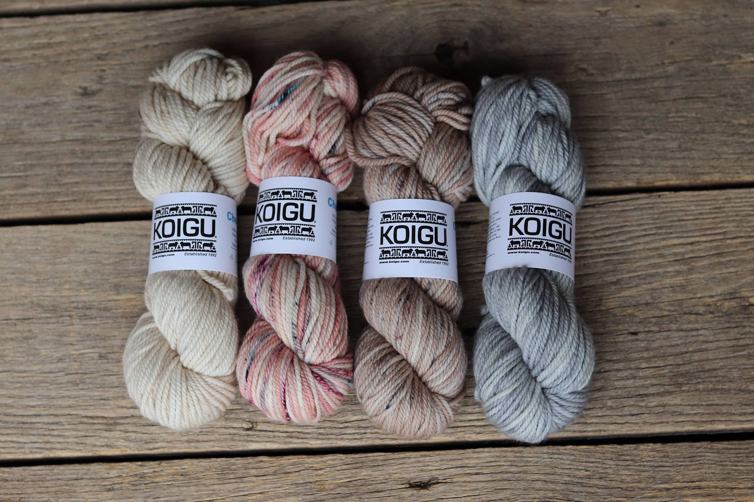 Koigu Wool Designs - Wholesale Yarn - Chelsea Aran Merino Yarn -group A29