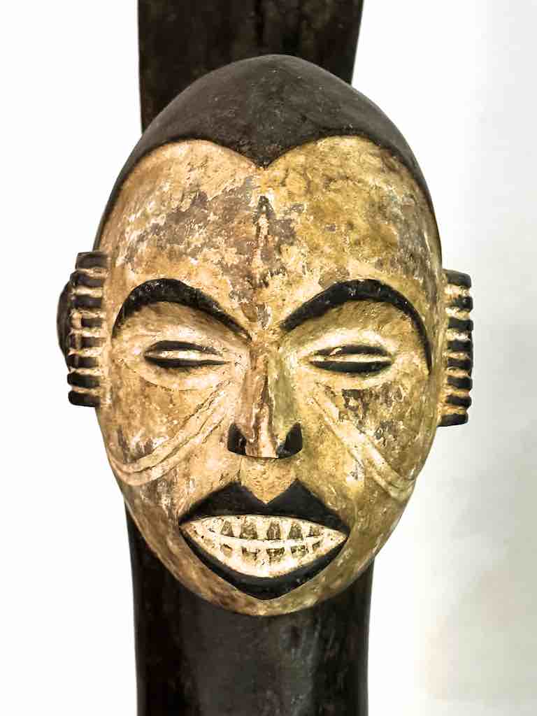 The Niger Bend - Vendita all'ingrosso Scultura - Statua vintage con stemma della danza Igbo Janus Heads | 24" - Nigeria15
