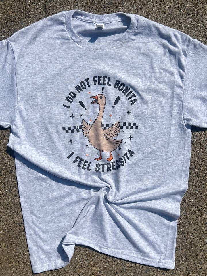 I Feel Stressita Graphic Tee for wholesale by Southern Chic