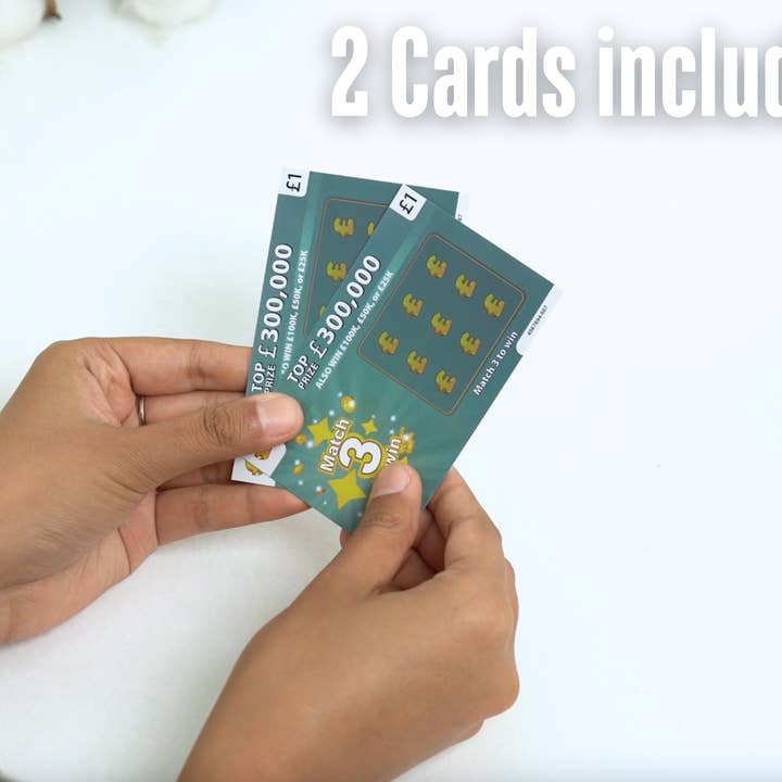 Surprise Scratch Cards - Wholesale Birthday Card - Set of 2 - Happy Birthday Scratch Cards - Surprise Birthday1