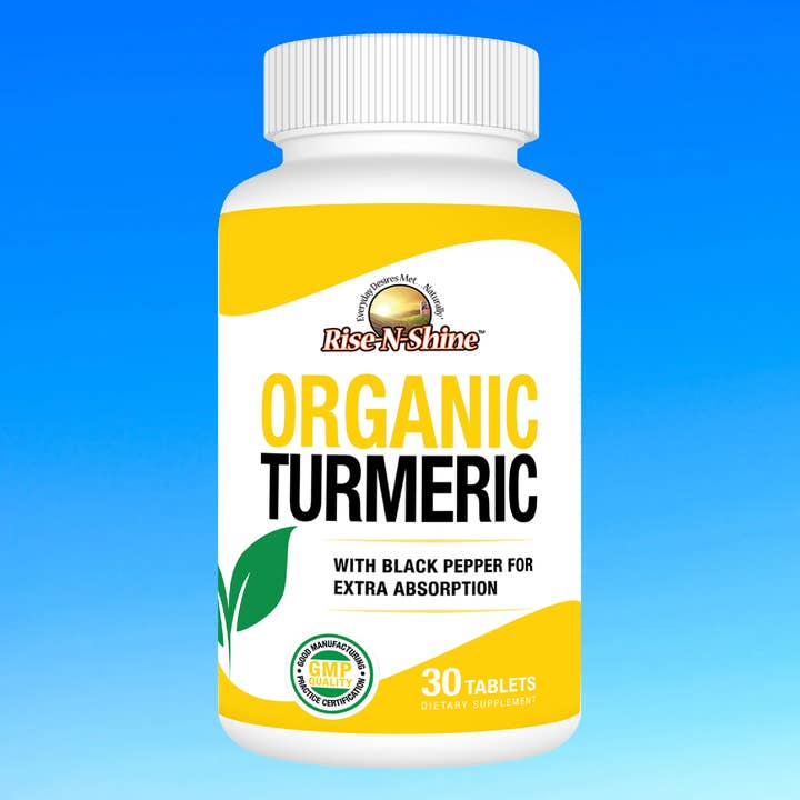 Cúrcuma orgânica por atacado de Rise-N-Shine Online
