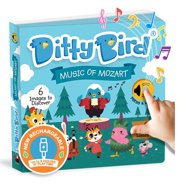 Ditty Bird Musik av Mozart | Klassisk Musik USB-C för wholesale av Ditty Bird Europe