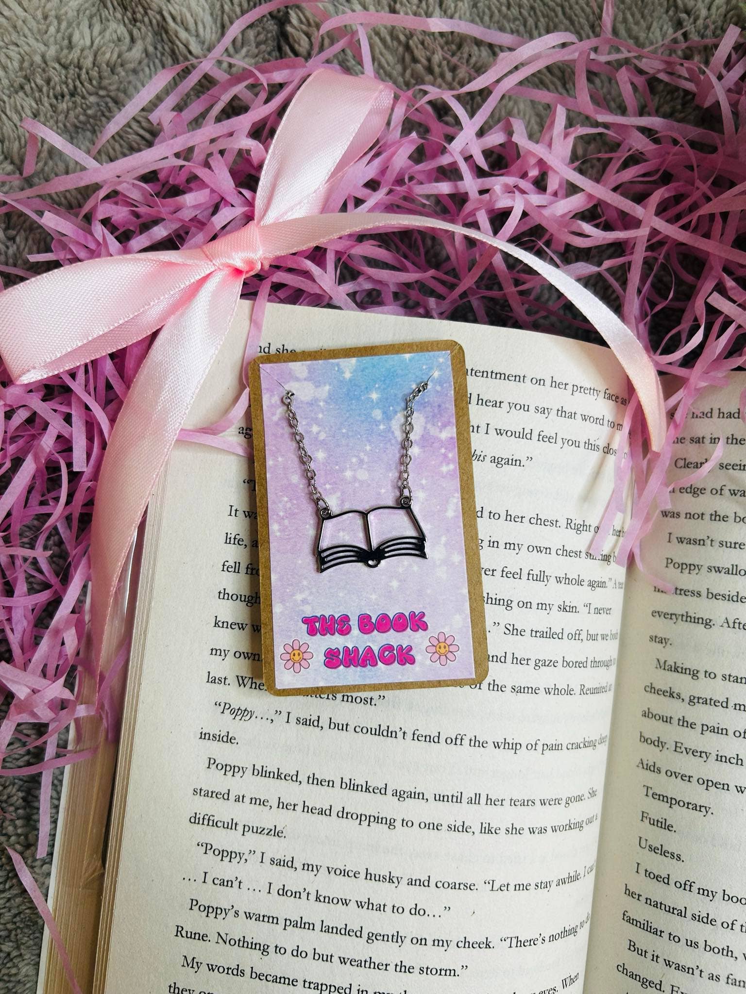 TheBookShack – wholesale Pendant/charm necklace – Bookish silver necklace1