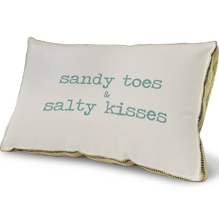23 «x 15" - Almohada decorativa - Sandy Toes para venta al por mayor de SPLASHWORKS