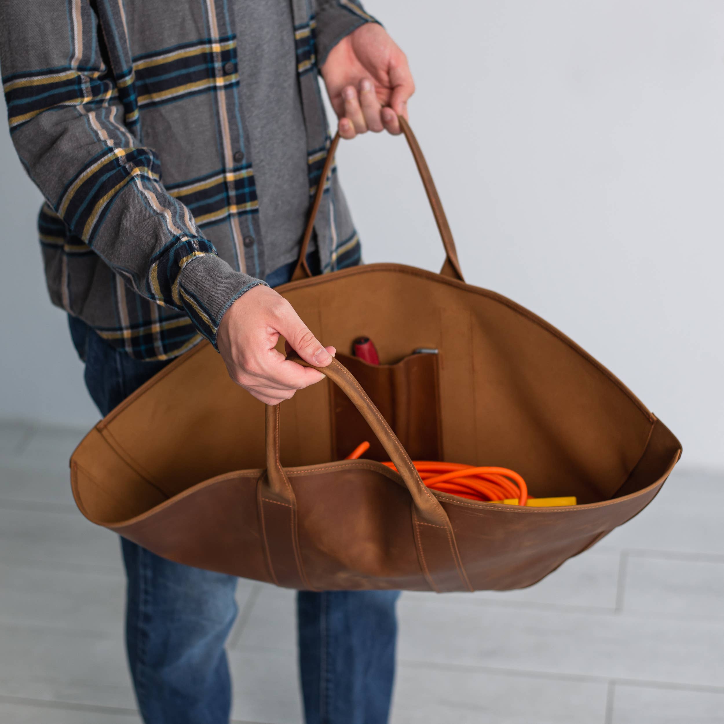 Pikore – wholesale Tool set – Leather Tool Bag for Men2