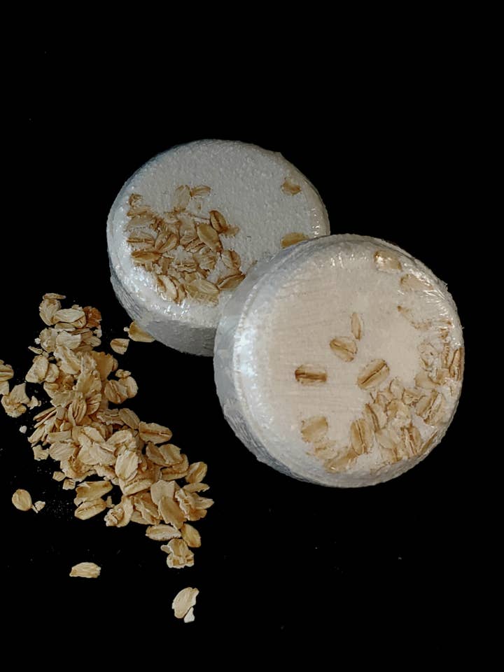 Oh My Goddess Bath Fizzy / Oatmeal, Milk & Honey Bath Bomb for wholesale by Raven Avenue Studio