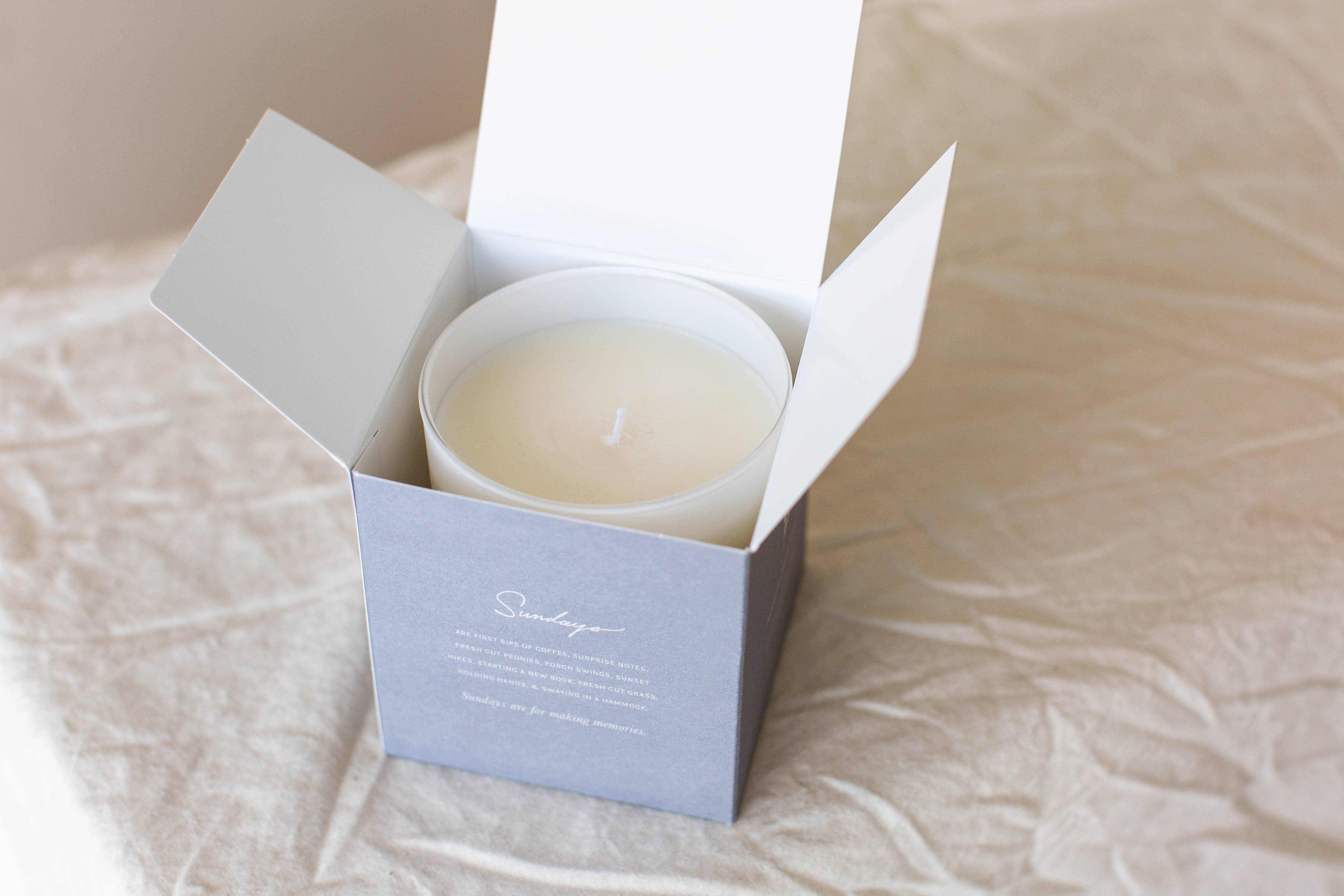 Sunday Candle Co - Vente Bougie en bocal - Grand Sur3