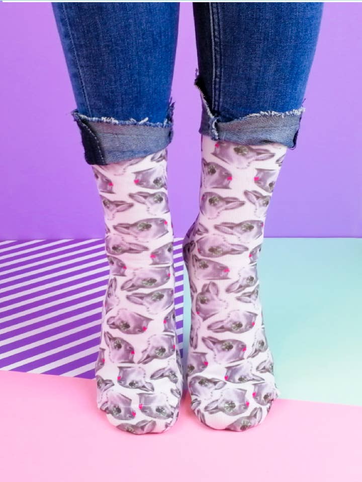 SWEET PARIPE - Wholesale Socks - Unisex - Pop Farm Rabbit Socks