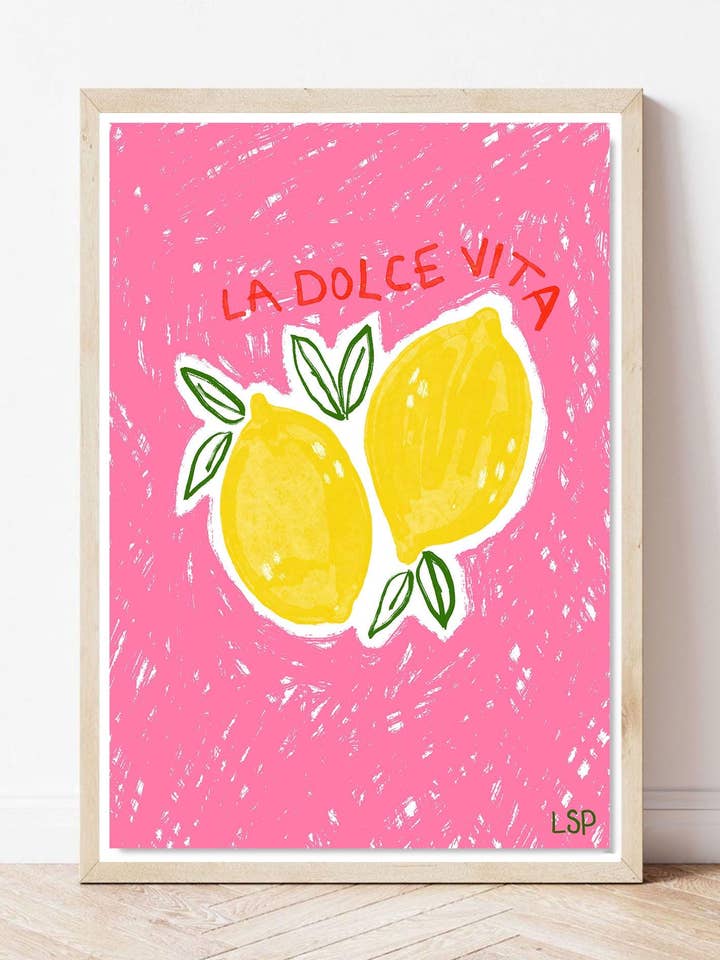 La dolce vita print for wholesale by Lousurfacepattern