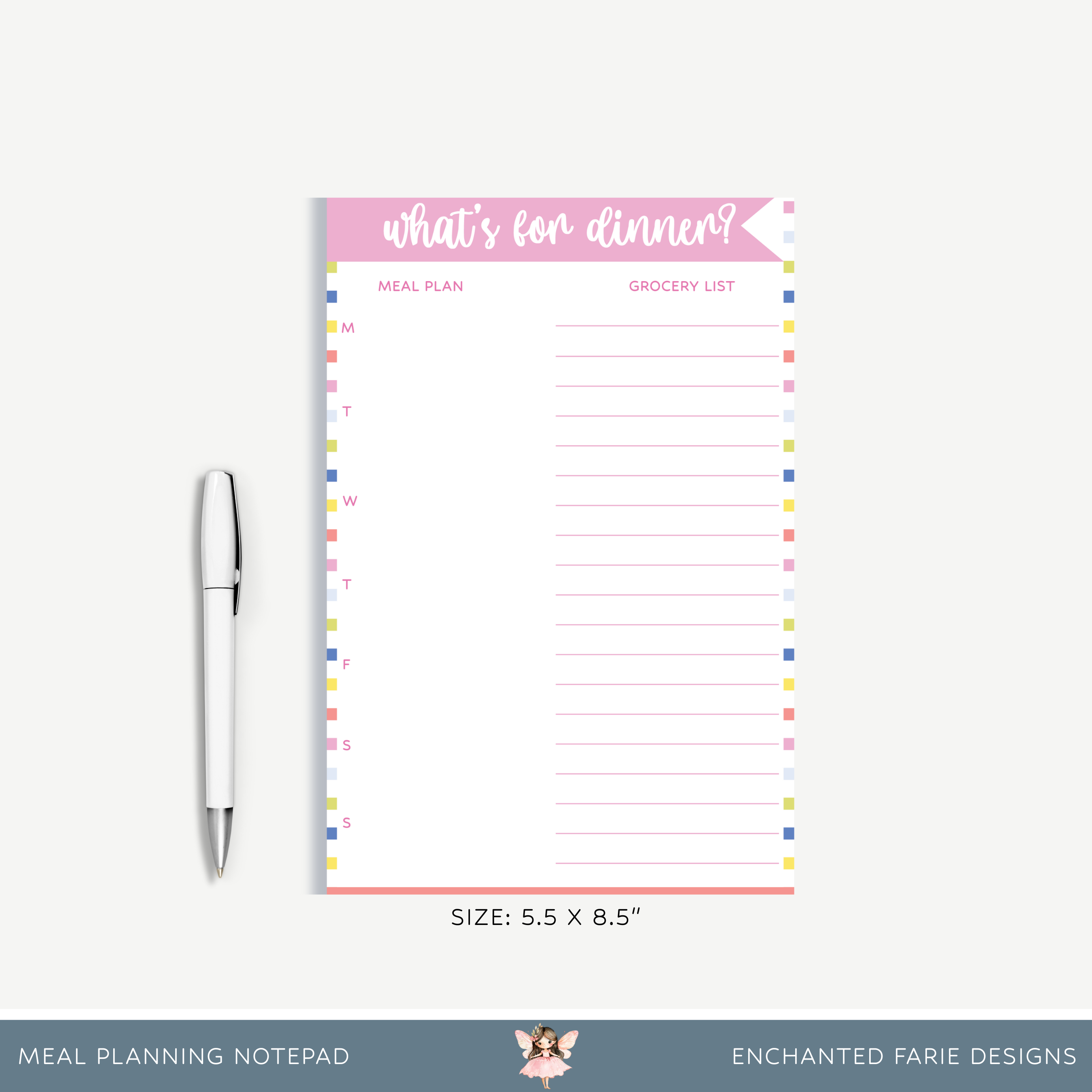 Enchanted Farie Designs - Wholesale Planner - The Ultimate Planner Set – Meal Plan, Grocery List & Weekly Planner ✨0