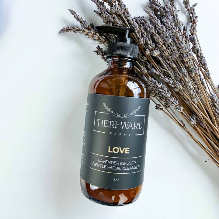 Soap | Love Lavender Gentle Facial Cleanser for wholesale by Hereward Farms