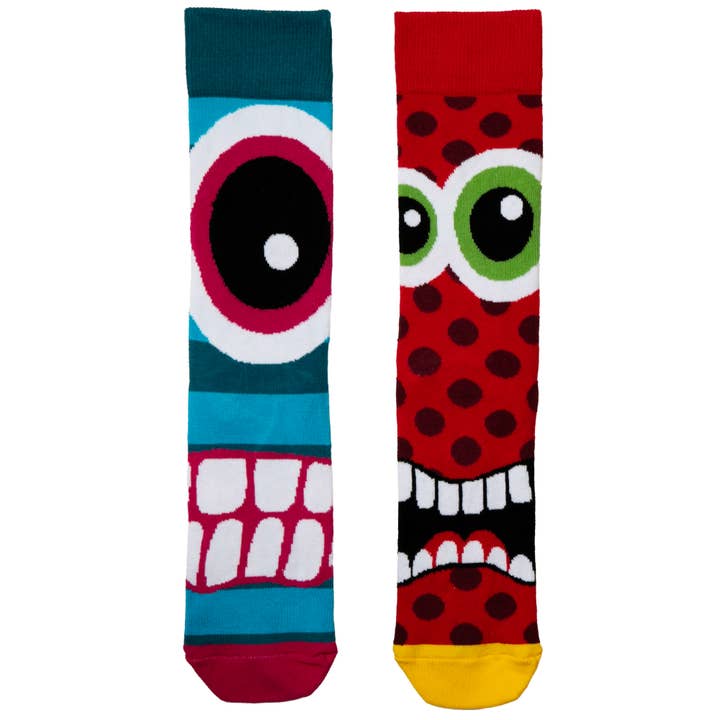 Sock Academy - Wholesale Socks - Unisex - THE STRESS HEADS | 6 Odd Socks Gift Box - United Oddsocks