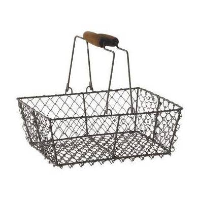 Aubry Gaspard – Großhandel Korb – Drahtkorb mit beweglichen Griffen0