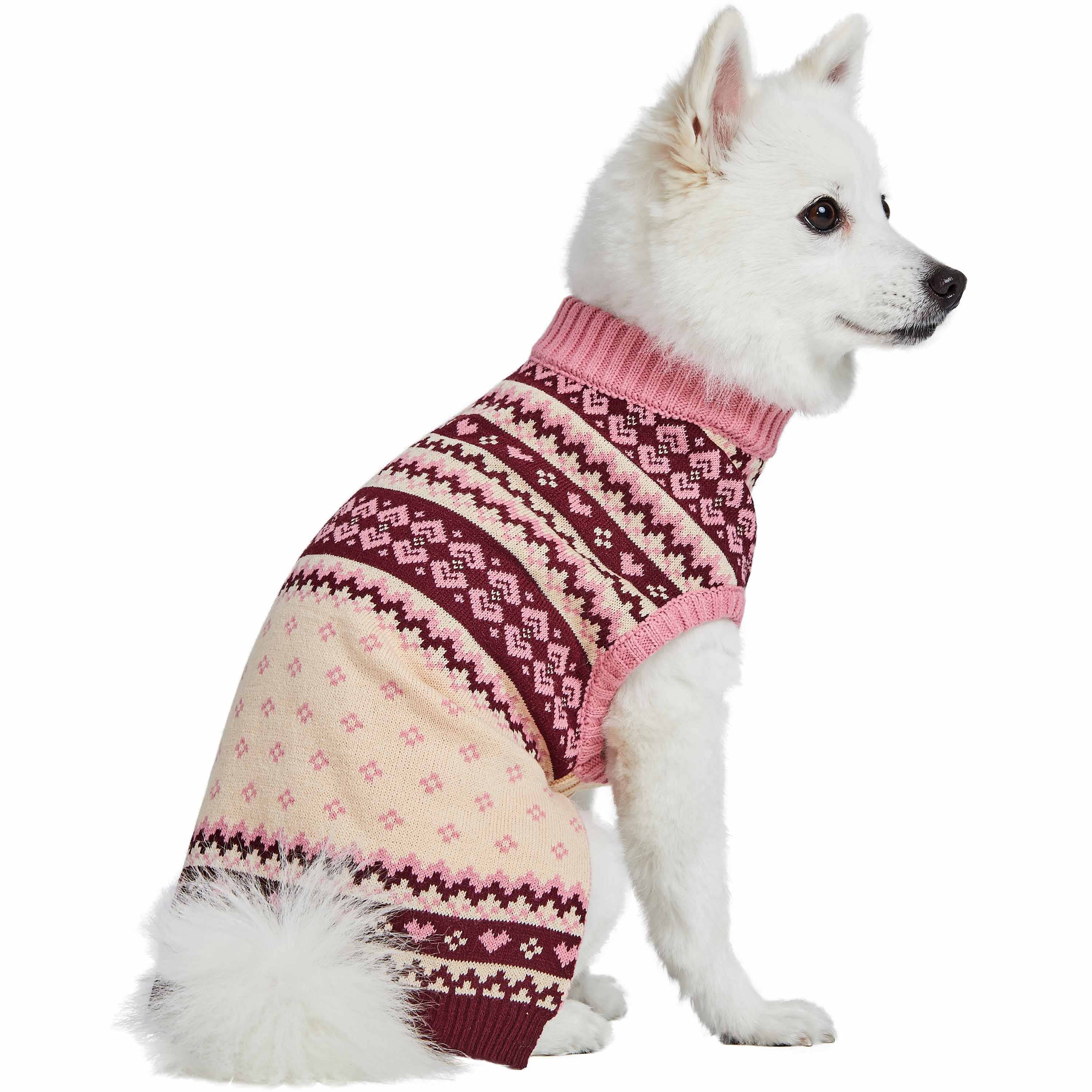Blueberry Pet - Wholesale Hondentrui - Hond - Op maat gebreide en geverfde zachte en gezellige Fair Isle hondentrui10