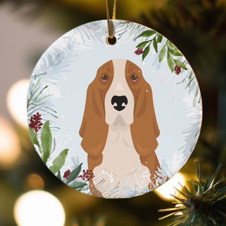 Basset Hound Hond Kerstversieringen voor wholesale door Canine Companions