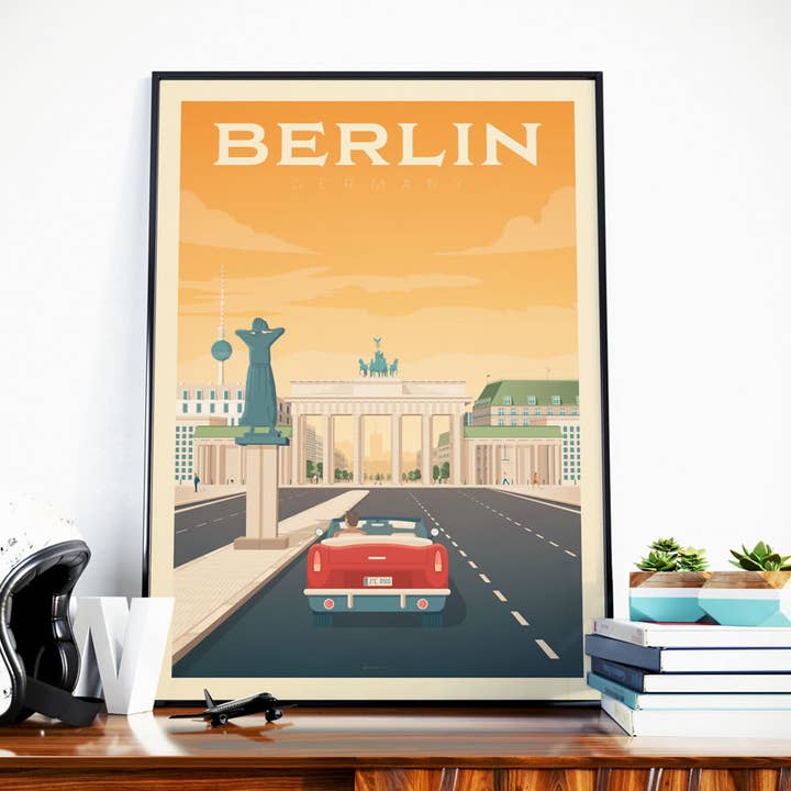 Reisposter Berlijn - Duitsland voor wholesale door Olahoop Travel Posters