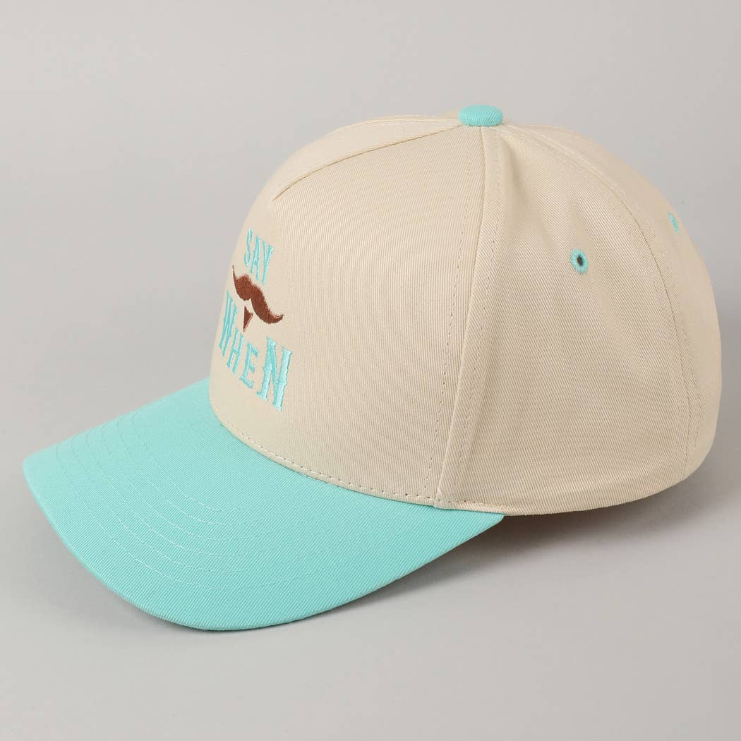 Fashion City - Wholesale Trucker Hat - Unisex - Say When  Mustache Tombstone Two-Tone Trucker Hat16