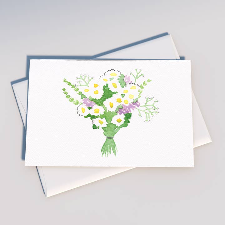 Tiday Art - Wholesale Everyday Greeting Card - Floral Bouquets Greeting Card Pack – A6 Set of Six7