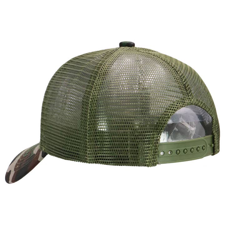 Cap Zone - Wholesale Trucker Hat - Unisex - American Flag Patch Cotton Trucker Hat13