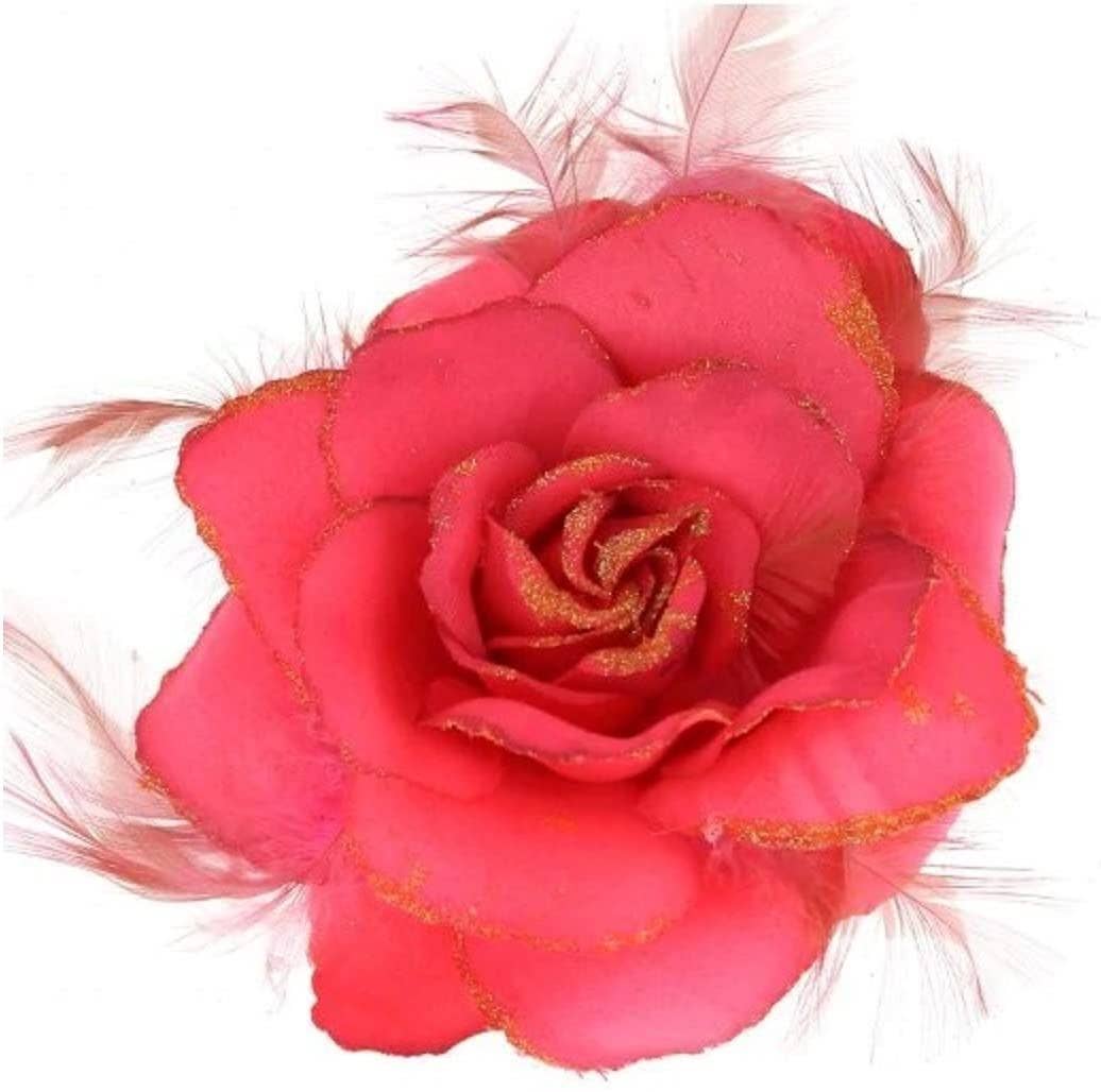 Topkids Accessories – wholesale Fascinator-hatt - Dam – Rose Flower Hair Clip Hårband Blommig Corsage Fascinator Hårband Aligator Näbbgrepp för kvinnor och flickor Bröllop Prom Party Särskilda tillfällen10