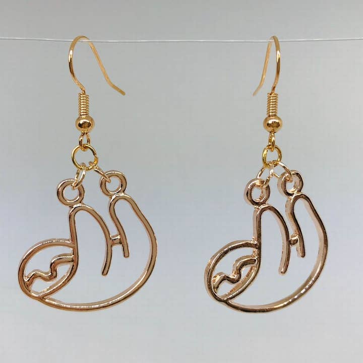 SimpleNGreat - Wholesale Dangle Earrings - Sloth Earrings, Sloth Gift, Sloth Lover Gift, Sloth Jewelry