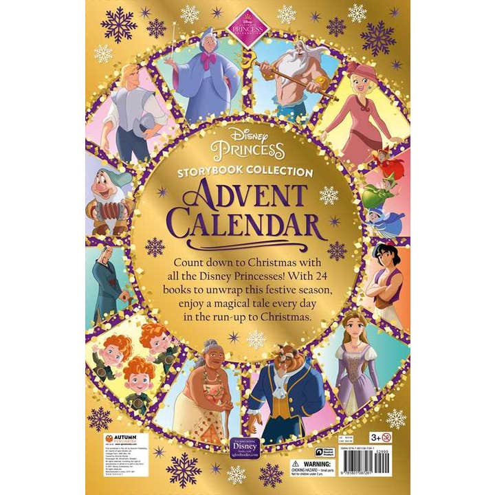 Simon & Schuster - Wholesale Advent Calendar - Disney Princess: Storybook Collection Advent Calendar by IglooBooks2