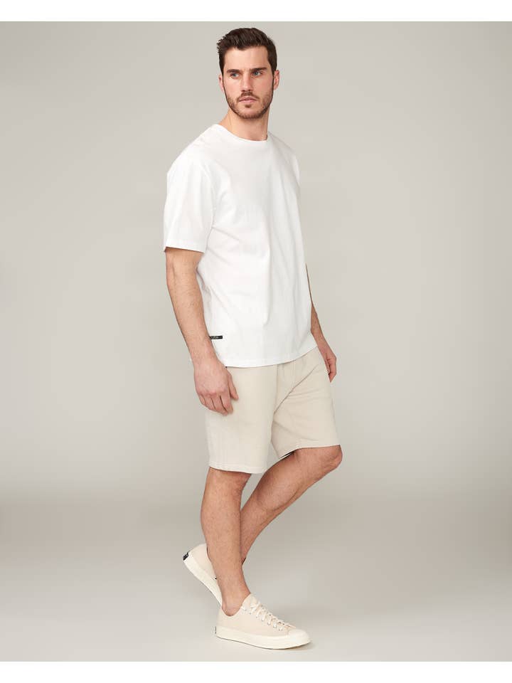 Tourn - Wholesale T-Shirt - Men's - Ethan Brushed Cotton T-Shirt in Cloud White