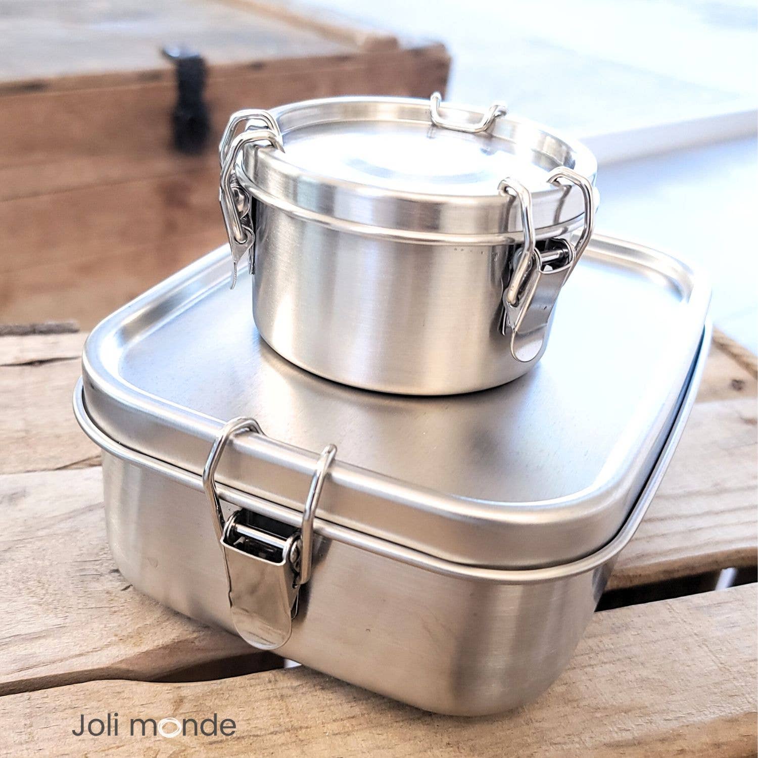 Joli Monde - Wholesale Food Storage Container - La Bento stainless steel box. 1000ml7