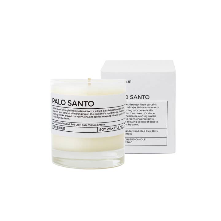 True Hue - Wholesale Jar/Filled Candle - Palo Santo Candle