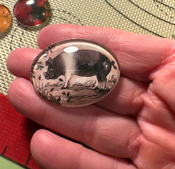 Anna DiVito Studio - Wholesale Magnet - COUNTRY FARM ANIMALS MAGNET SET | GLASS LARGE | HANDCRAFTED5