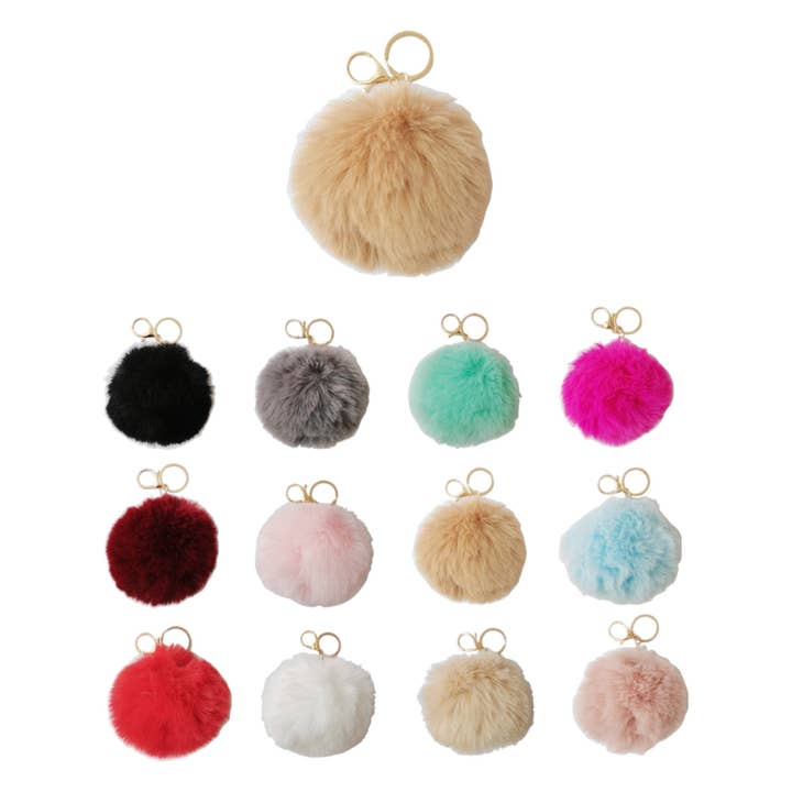 Porte-clés Pompon KC616 (12 pièces) pour la vente par TAPA fashion