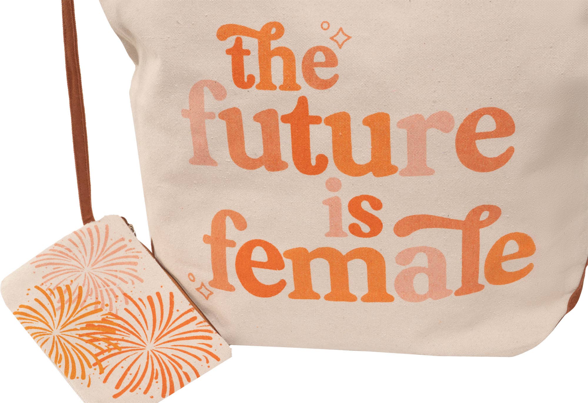 Magid - Wholesale Tote Bag - Women's - Magid Canvas "THE FUTURE IS FEMALE" Tote With Pouch1