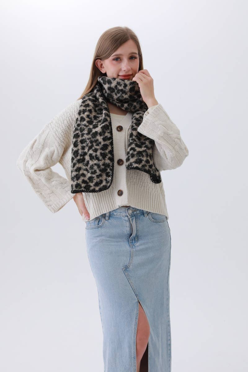 Leto Accessories - Wholesale Scarf - Women's - Classic Leopard Scarf - Snug & Stylish3