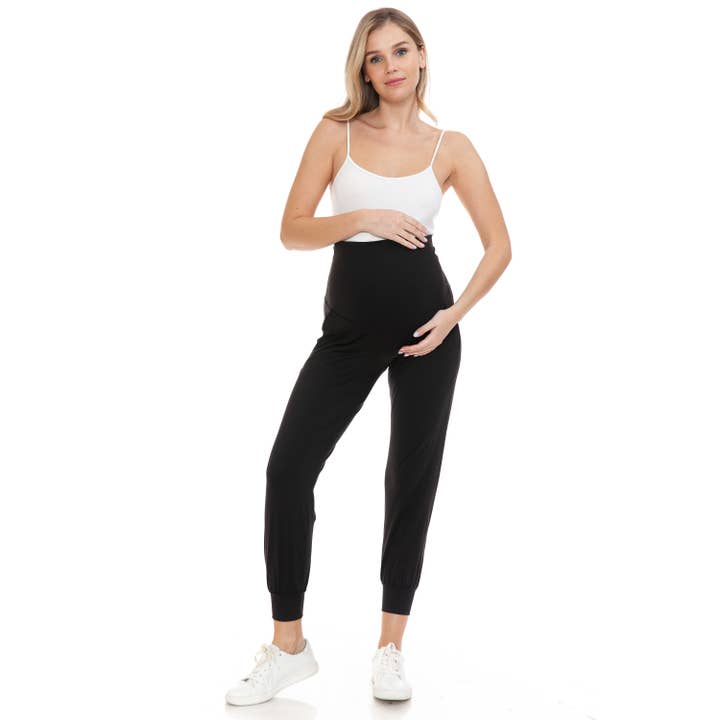 Leggings Depot - Wholesale Athletic Sweatpants/Joggers - Women's - Buttery Soft Maternity Comfort Joggers4