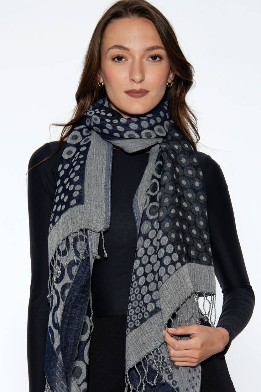 Sevya Handmade - Wholesale Wrap - Women's - Kalya Wool & Cotton Shawl2