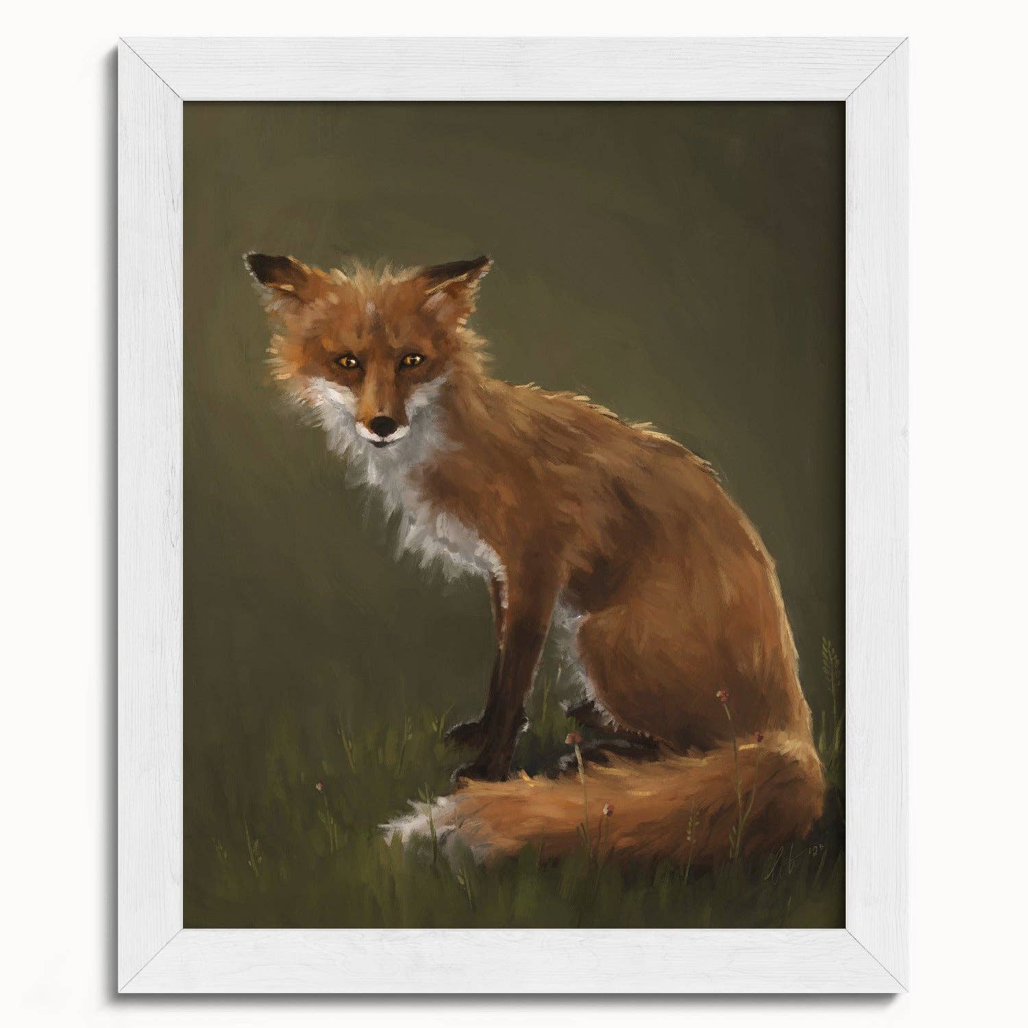 The Ugly Cat Studio - Wholesale Art Print - Forest Fox Oil Painting rt Print9
