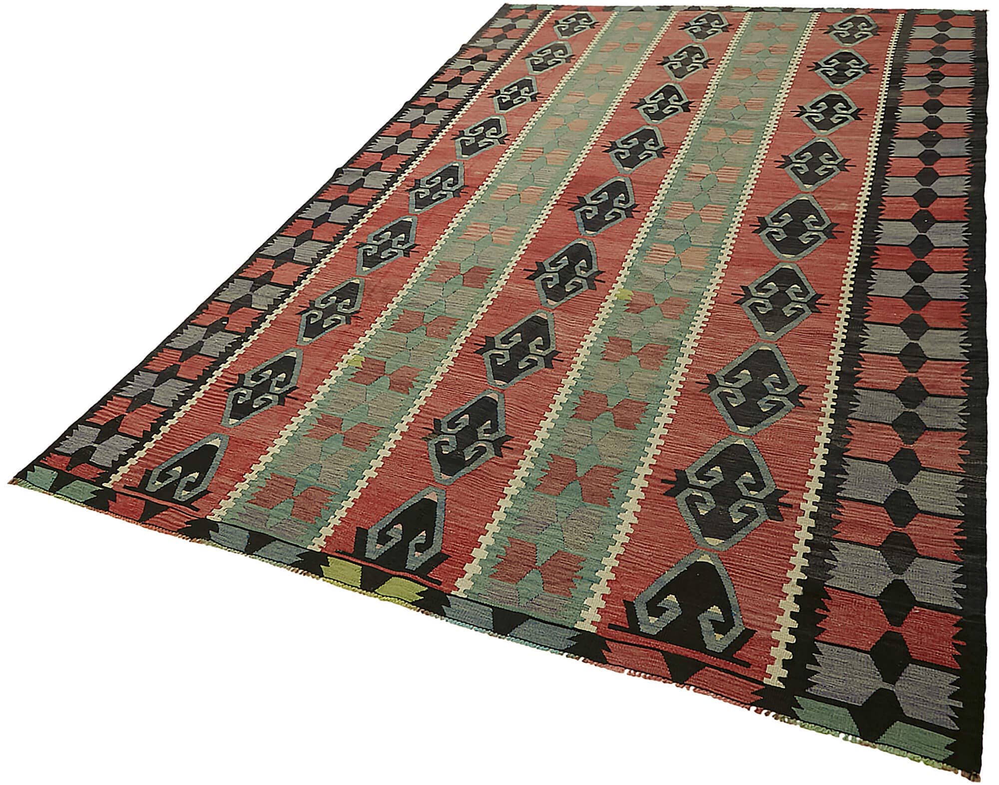 RUG N CARPET - Wholesale Vloerkleed - 6x10 Multicolor Oosterse Kilim Vloerkleed - 460252
