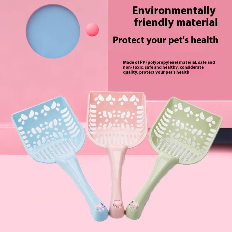 PAWPAWwholesale - Wholesale Cat Litter Box - Plastic Hollow Cat Litter Scoop Pet Waste Picker_CWMM52497
